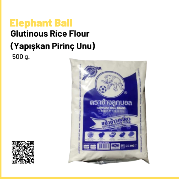 Elephant Ball Glutinous Rice Flour (Yapışkan Pirinç Unu) 500 Gr