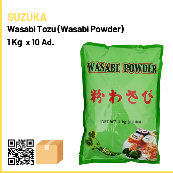 Suzuka Wasabi Tozu (Wasabi Powder) 1 Kg x10 (Ad: 650₺)