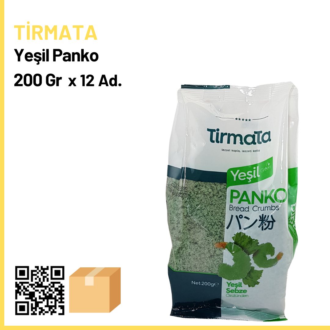 Tirmata Yeşil Panko (Bread Crumbs) 200 Gr x12 (Ad: 55₺)