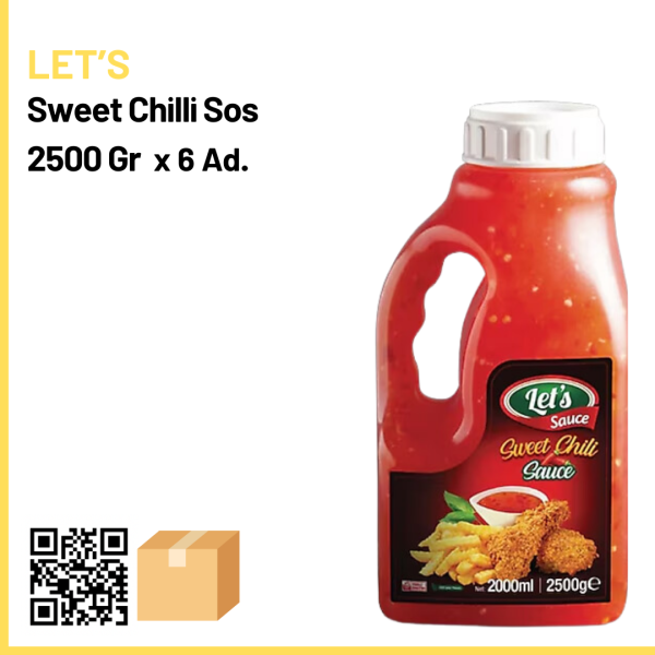 Let's Sweet Chilli Sos 2500 Gr x6 (Ad: 410₺)