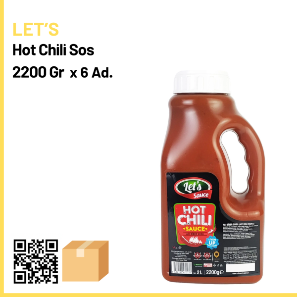 Let's Hot Chili Sos 2200 Gram x6 (Ad: 360₺)