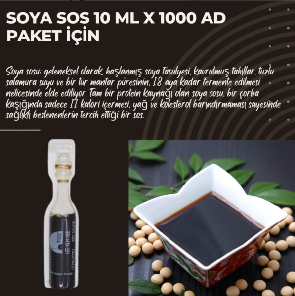 Japanese (Japon) Soya Sos 10 ml x 1000 ad