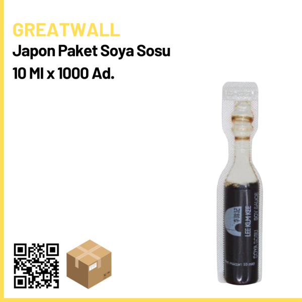 Greatwall Japon Paket Soya Sosu 10 Ml x 1000 Ad.