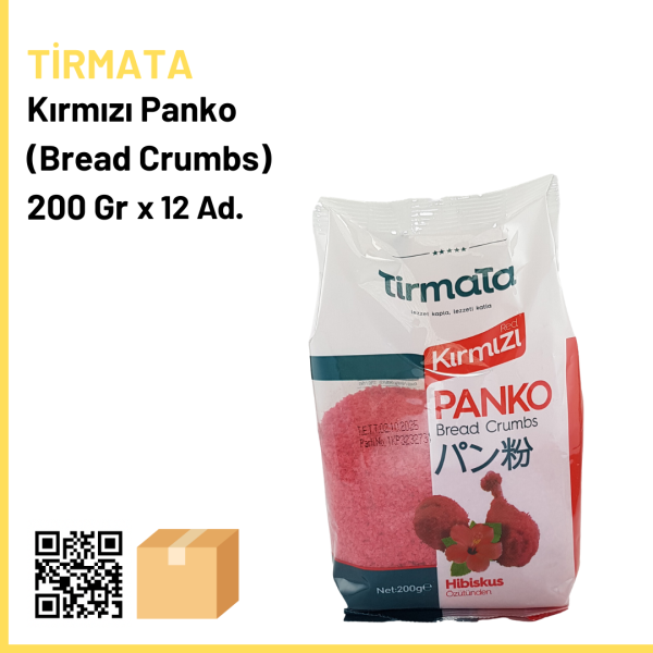 Tirmata Kırmızı Panko (Bread Crumbs) 200 Gr x12 (Ad: 55₺)