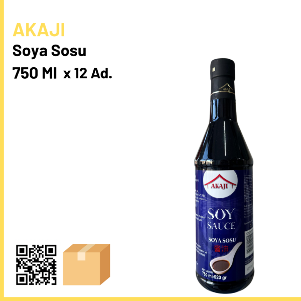 Akaji Soya Sosu 750 Ml x12 (Ad: 120₺)