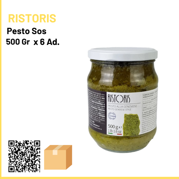 Ristoris Alla Genovese Pesto Sos 500 Gr x6 (Ad: 250₺)