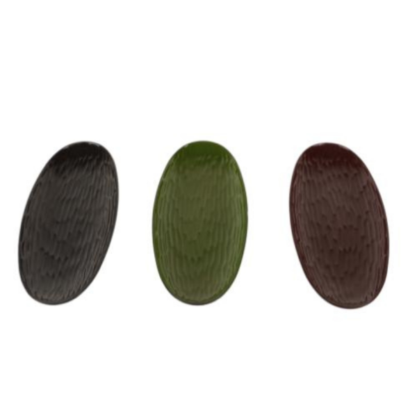 Kahverengi Peçete Servis Tabağı 19,2x8,5 Cm