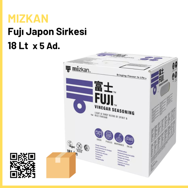 Mizkan Fuji Japon Sirkesi 18 Lt x5 (Ad: 2100₺)