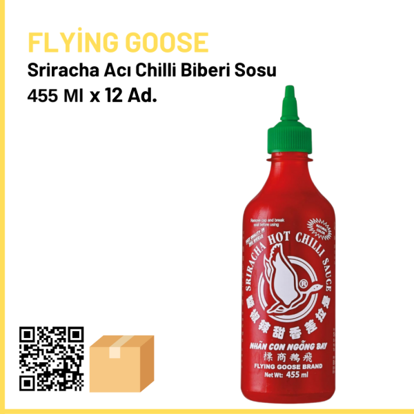Flying Goose Sriracha Acı Chilli Biberi Sosu 455 Ml x12 (Ad: 180₺)