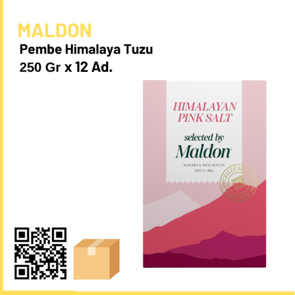 Maldon Pembe Himalaya Tuzu 250 Gr x12 (Ad: 158₺)