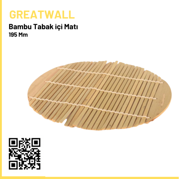 Bambu Tabak içi Matı 19,5 Cm