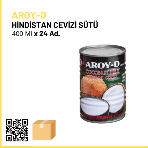 Aroy-d Hindistan Cevizi Sütü 400 Ml x24 (Ad: 105₺)