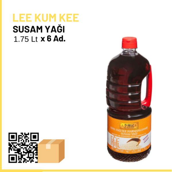 Lee Kum Kee Susam Yağı 1,75 lt x6 (Ad: 1400₺)