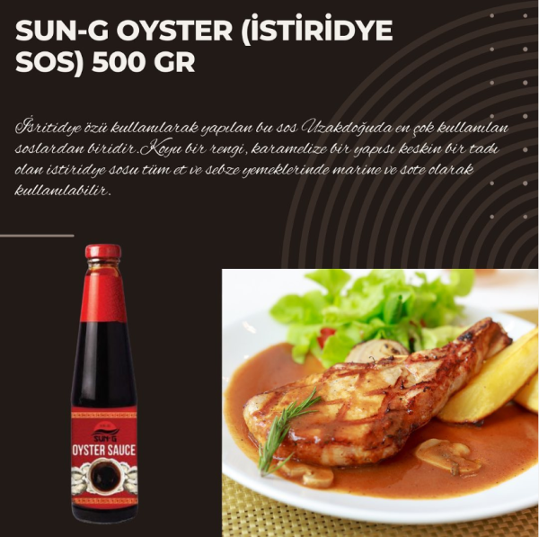 Sun-G Oyster Sauce 500 ml (İstiridye Sos)