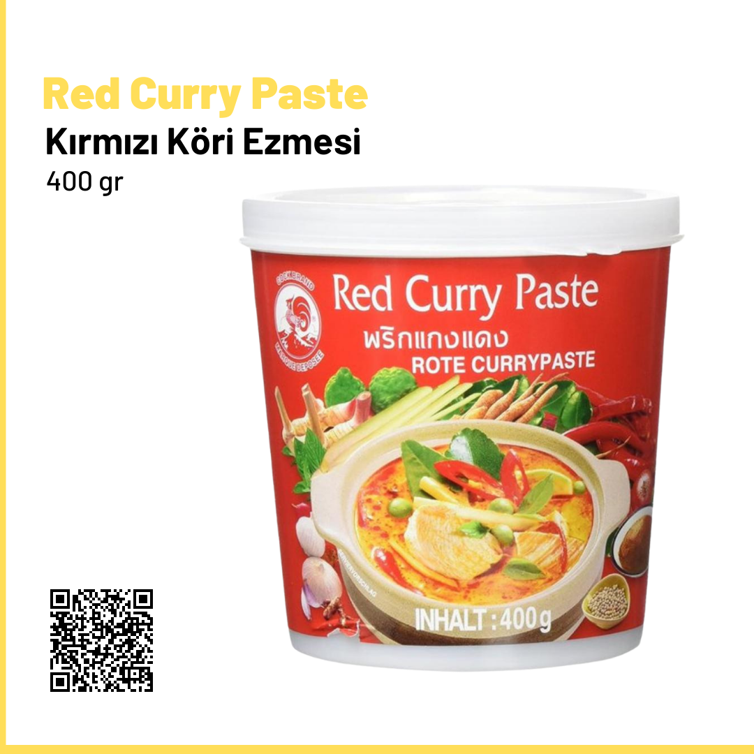 Red Curry Paste Kırmızı Köri Ezmesi 400 gr