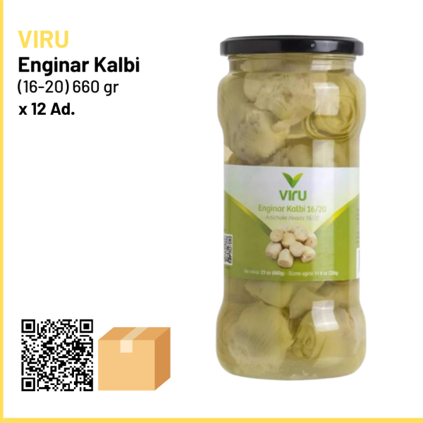 Viru Enginar Kalbi (16-20) 660 gr x12 (Ad: 350₺)