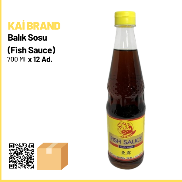 Kai Brand Balık Sosu (Fish Sauce) 700 ml x12 (Ad: 200₺)