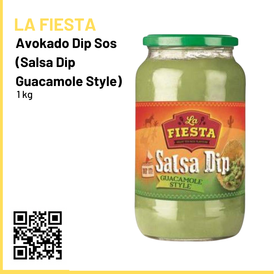 La Fiesta Avokado Dip Sos (Salsa Dip Guacamole Style) 1 kg