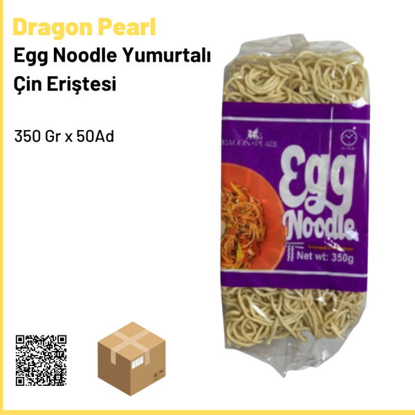 Dragon Pearl Egg Noodle Yumurtalı Çin Eriştesi  350 Gr x 50Ad 1 Ad.: 39Tl