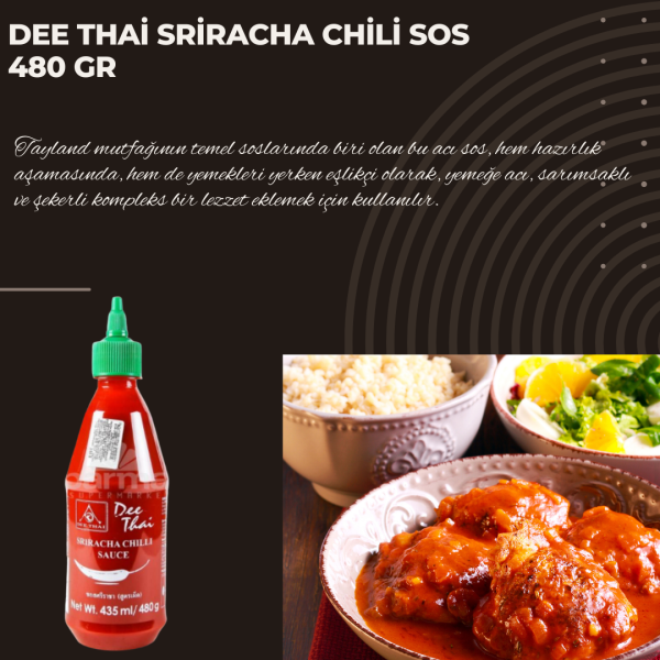Dee Thai Sriracha Chili Sos 480 Gr