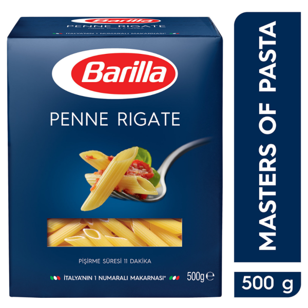 Barilla Penne Rigate (Kalem) Makarna 500 G