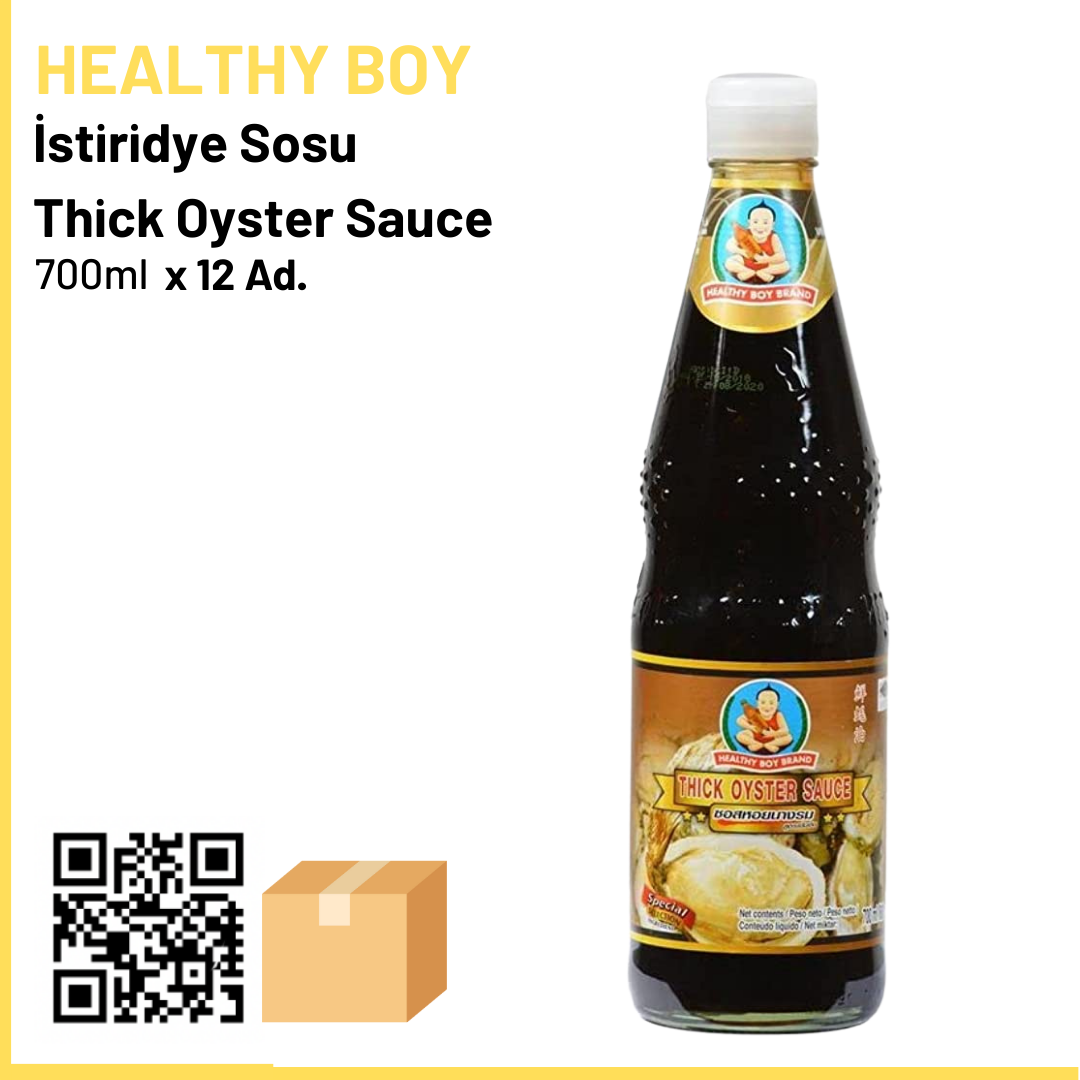 Healthy Boy İstiridye Sosu Thick Oyster Sauce 700ml x12 (Ad: 220₺)