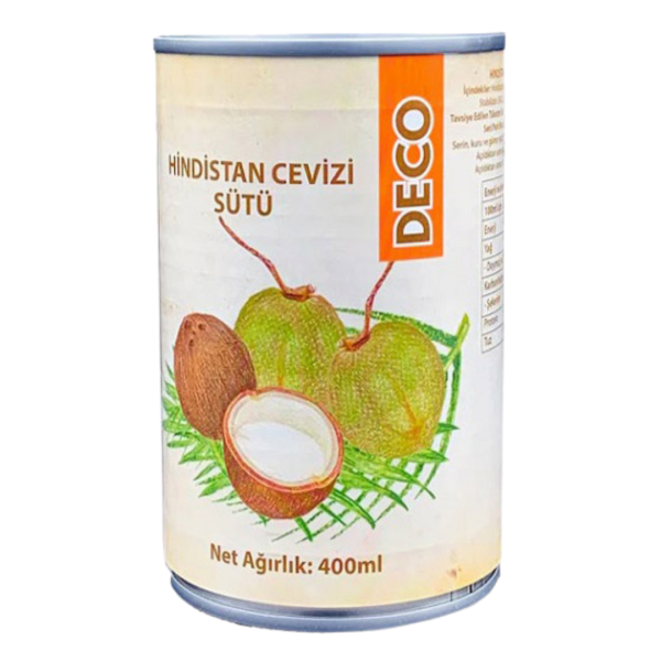 Deco Hindistan Cevizi Sütü 400ml Coconut Milk