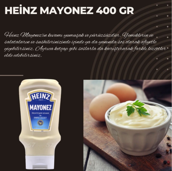 Heinz Mayonez 400 Gr x12 (Ad: 100₺)