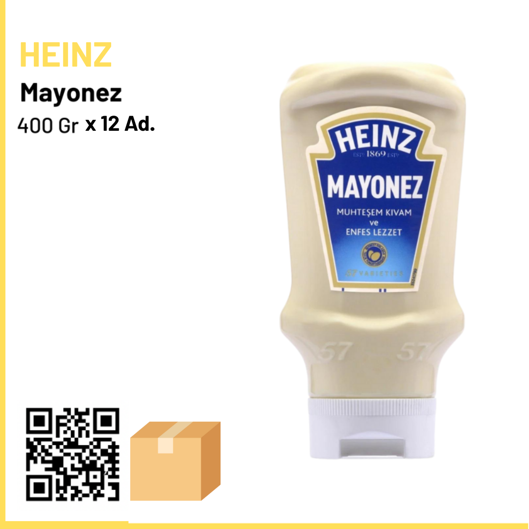 Heinz Mayonez 400 Gr x12 (Ad: 100₺)