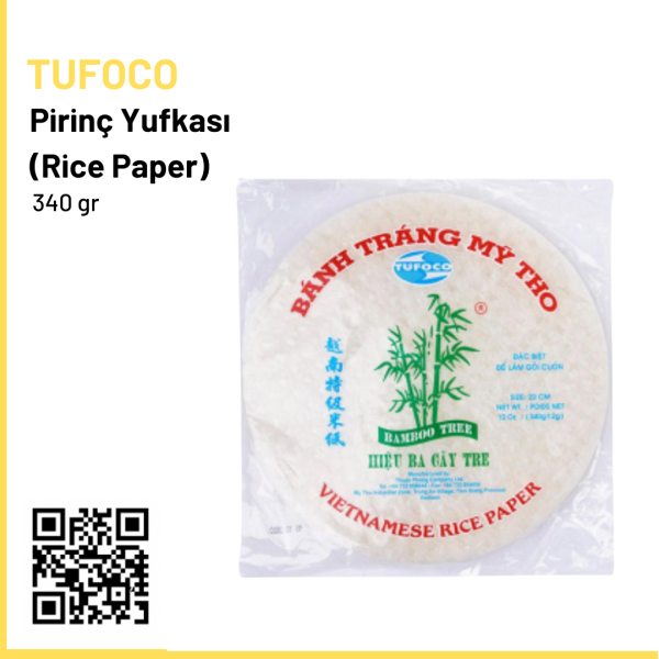 Tufoco Pirinç Yufkası (Rice Paper) 340 gr