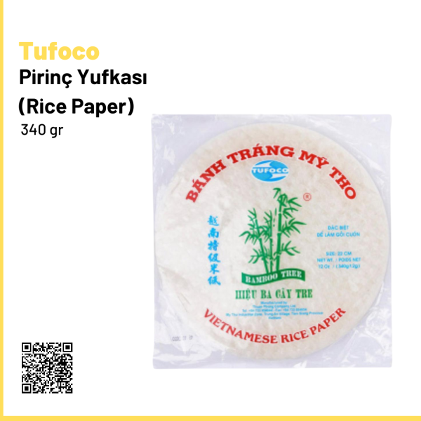 Tufoco Pirinç Yufkası (Rice Paper) 340 gr
