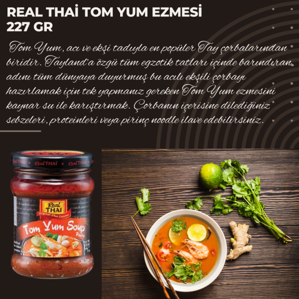 Real Thai Tom Yum Ezmesi 227 gr