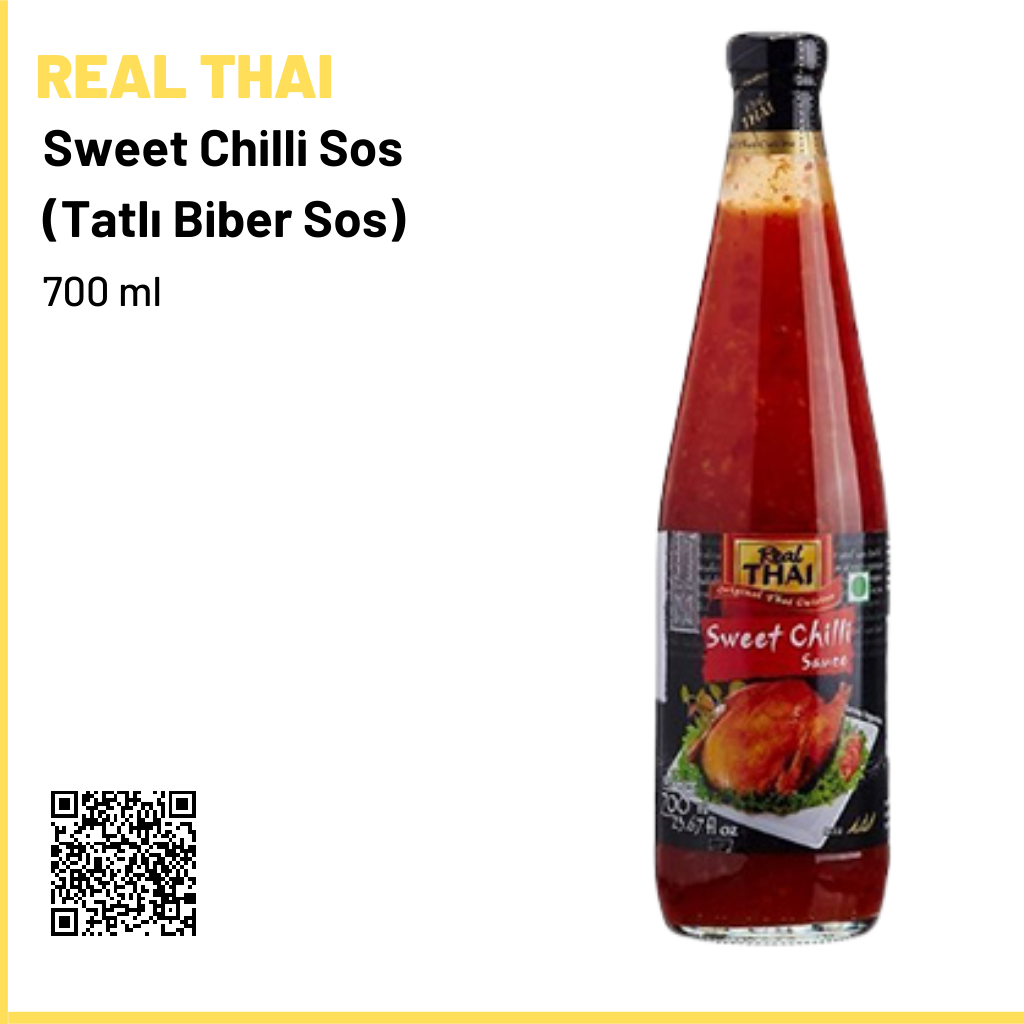 Real Thaı Tatlı Biber Sosu (Sweet Chilli) Sos 700 ml