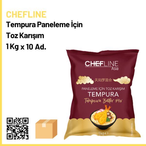 Chefline Tempura Paneleme İçin Toz Karışım 1 kg x10 (Ad: 269₺)