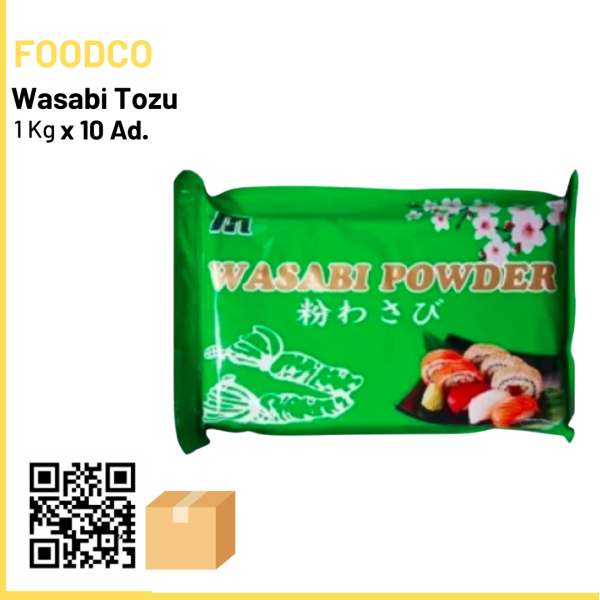 Foodco Wasabi Tozu 1 kg (Wasabi Powder) x10 (Ad: 650₺)