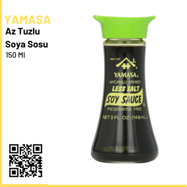 Yamasa Az Tuzlu Soya Sosu 150 Ml x12 (Ad: 200₺)