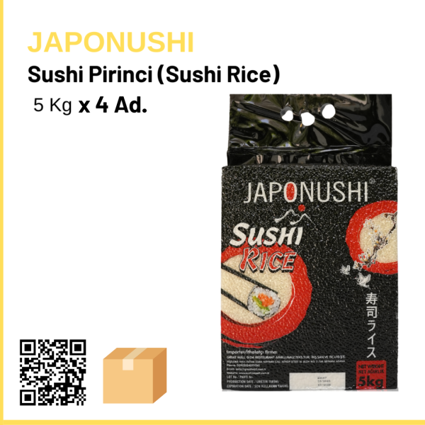 Japonushi Sushi Pirinci 5 Kg (Sushi Rice) x4 (Ad: 650₺)