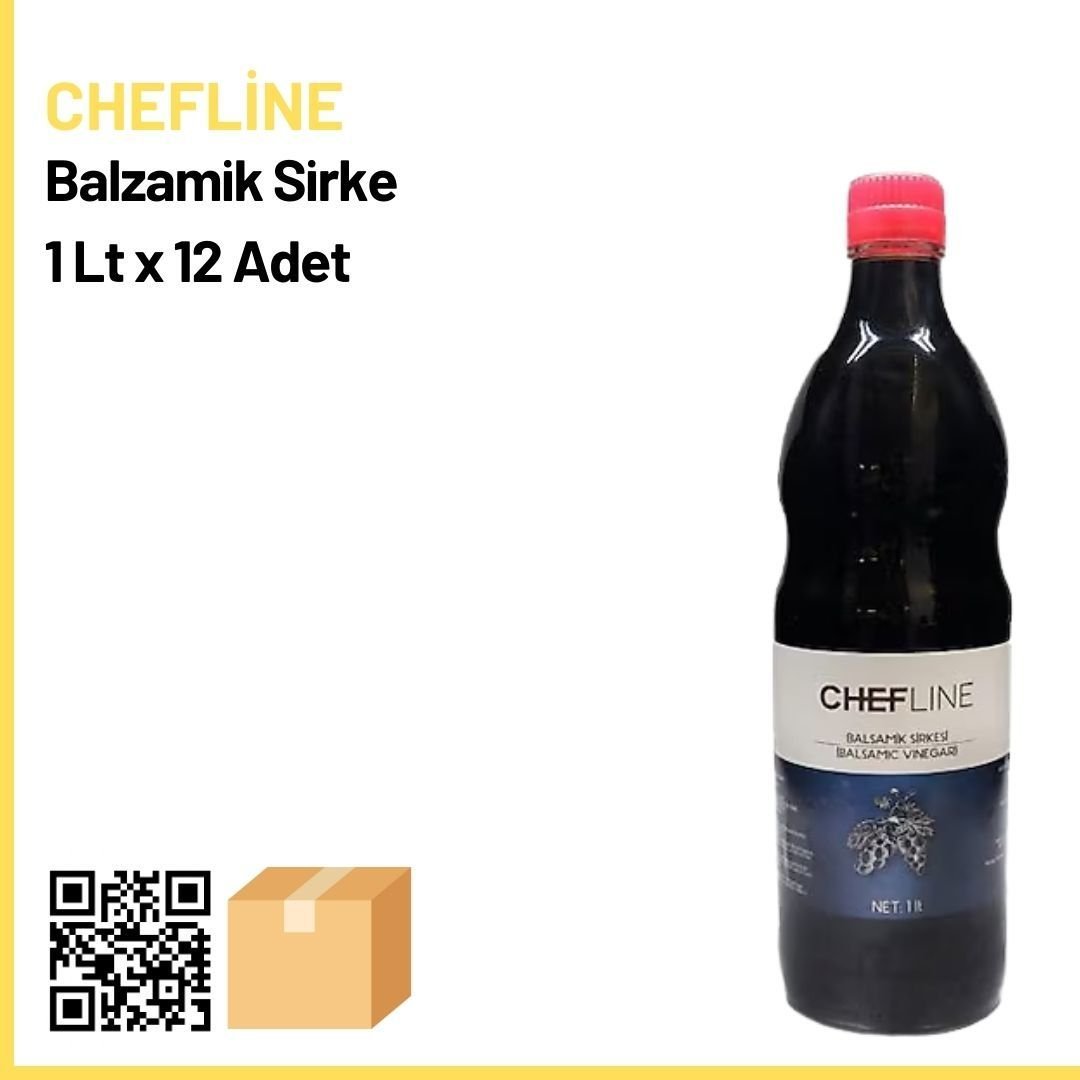 Chefline Balzamik Sirke 1 Lt x12 (Ad: 180₺)