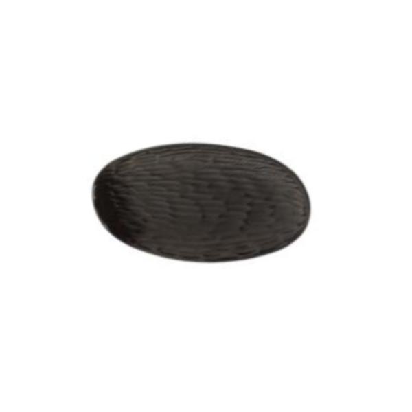 Siyah Peçete Servis Tabağı 19,2x8,5 Cm