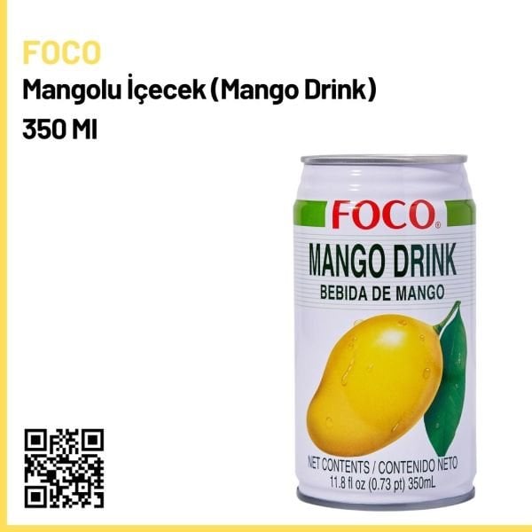 Foco Mangolu İçecek (Mango Drink) 350 Ml
