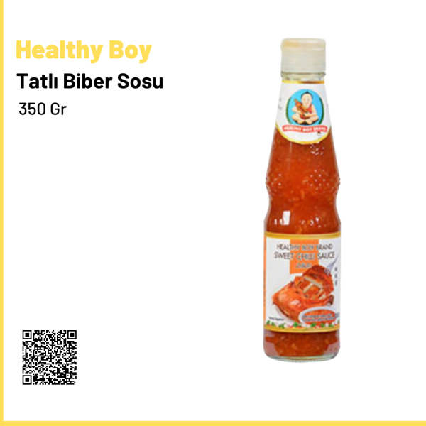 Healthy Boy Tatlı Biber Sosu Sweet Chilli Sos 350 Gr.