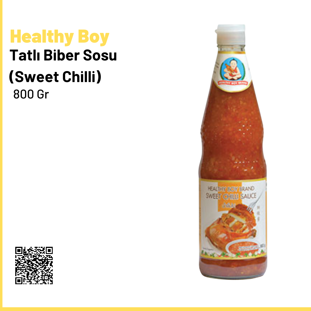 Healthy Boy Tatlı Biber Sosu (Sweet Chilli) 800 GR
