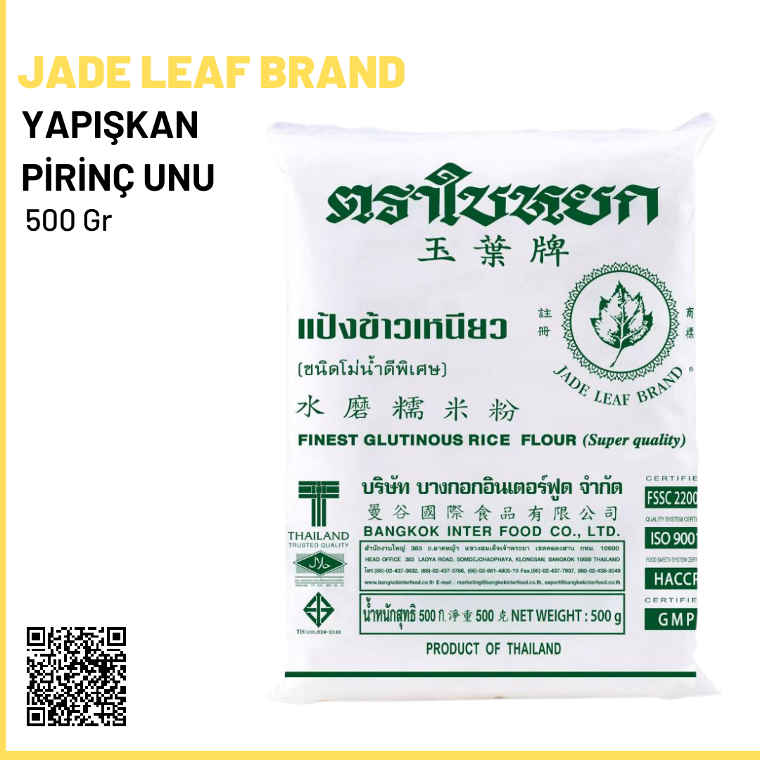 Jade Leaf Brand Yapışkan Pirinç Unu 500 G