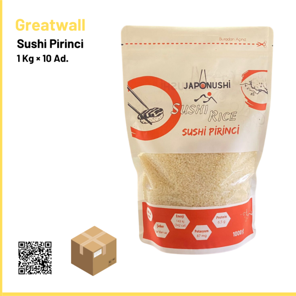 Greatwall Sushi Pirinci 1 Kg × 10 Ad. 1 Ad.: 94.90 Tl