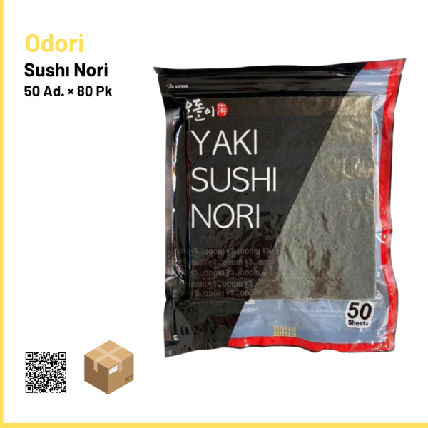 Yaki Sushi Nori Yosun 50 Yaprak × 84 Pk.