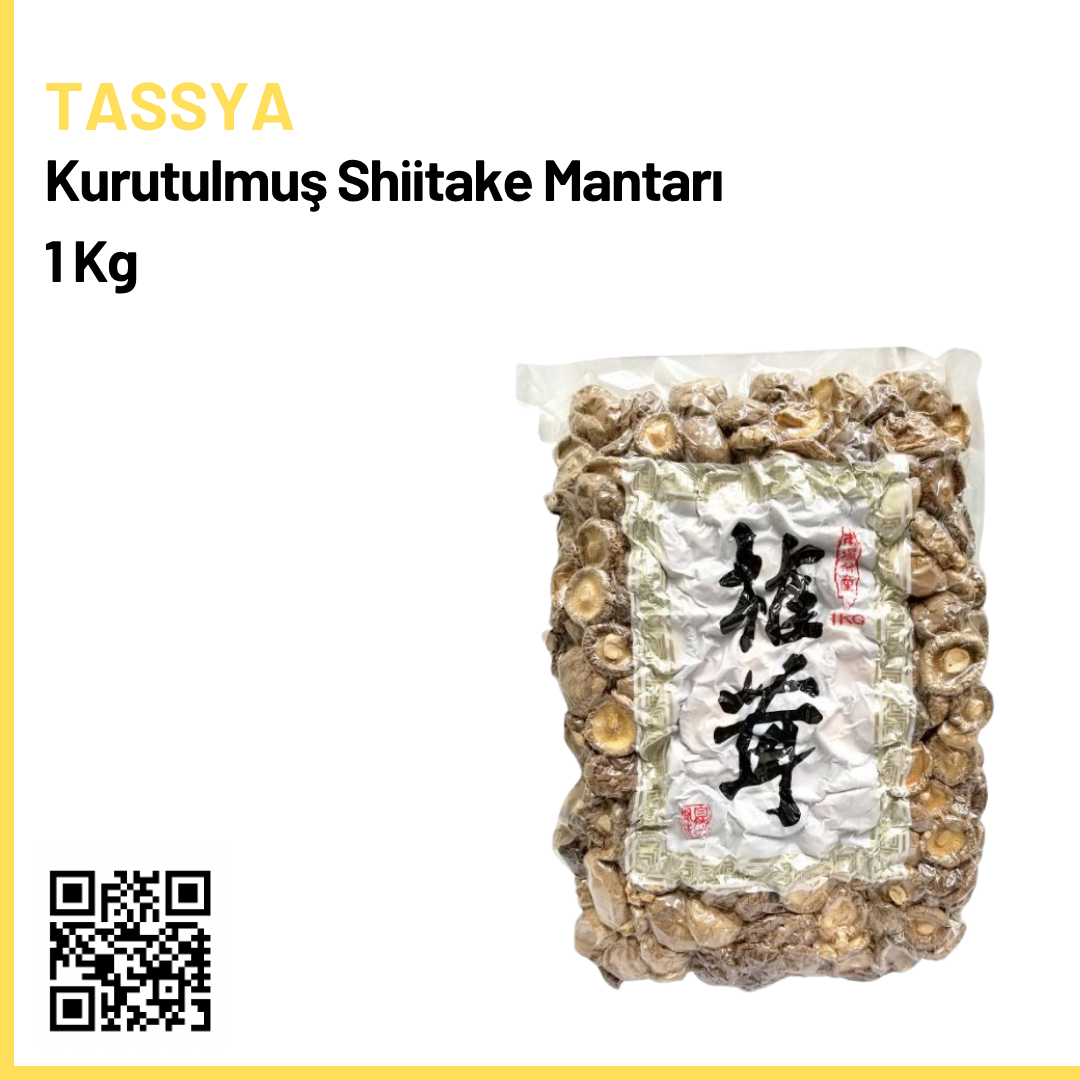Tassya Kurutulmuş Shiitake Mantarı 1 Kg