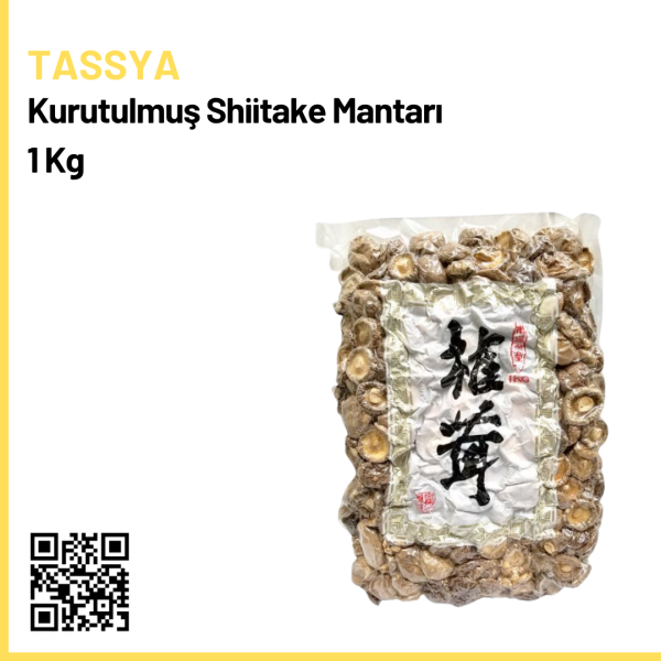 Tassya Kurutulmuş Shiitake Mantarı 1 Kg