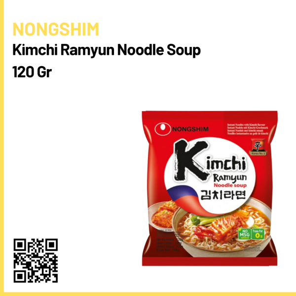 Nongshim Kimchi Ramyun Noodle Soup 120 Gr
