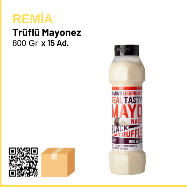 Remia Trüflü Mayonez 800 Gr x15 (Ad: 550₺)