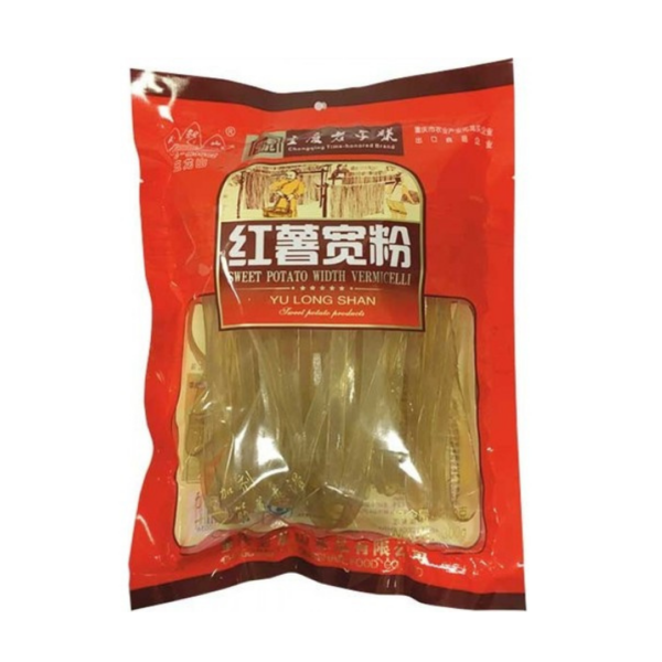 Yu Long Shan Tatlı Patates Geniş Eriştesi ( Sweet Potato Width Vermicelli)
